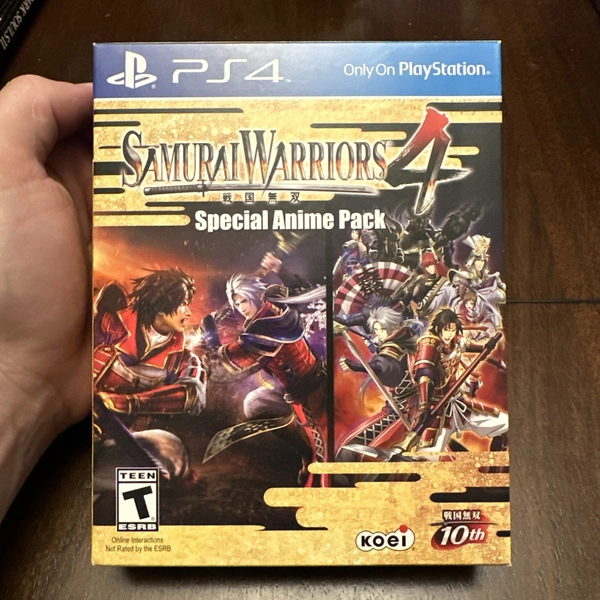 Samurai Warriors 4 Special Anime Pack Box Set w/ Blu-ray (PlayStation 4 PS4) CIB