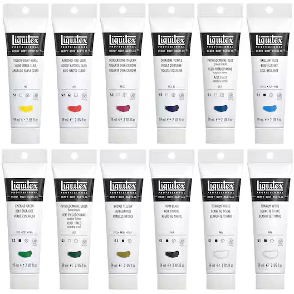 Liquitex® Heavy Body Acrylic Classic 12 Set
