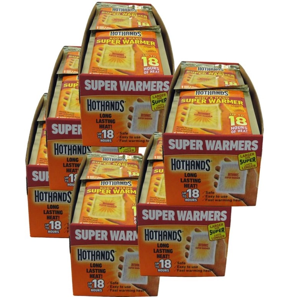 Case Of 240 HotHands HH-1 Body & Hand SUPER Warmers 18 Hour Warmers