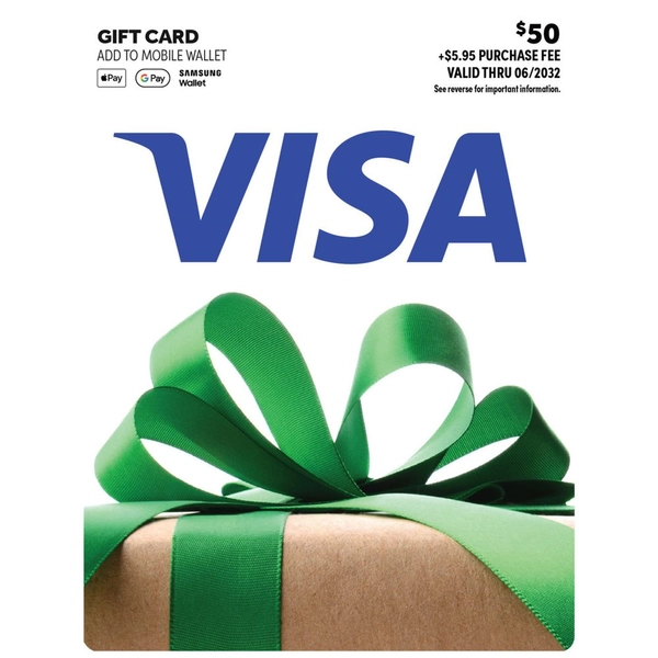 Activ Visa Gift Card $50