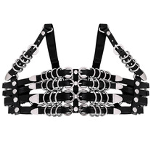 Uri Bra ( Black + Silver )