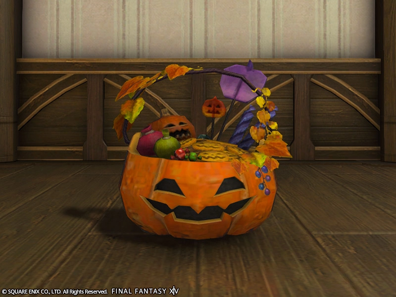 Deluxe Pumpkin Basket