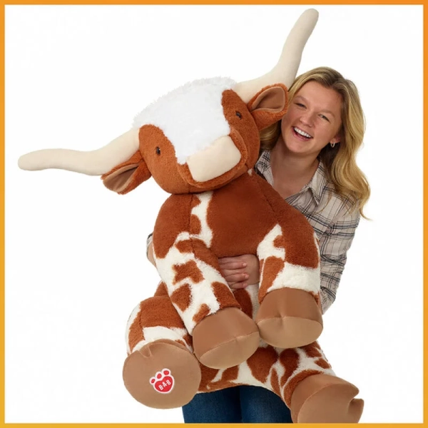 Giant Longhorn Cow Stuffed Animal | Build-A-Bear®