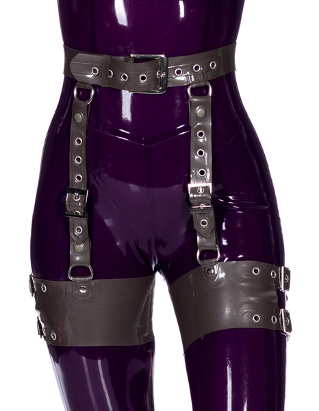 Davina Latex Leg Harness