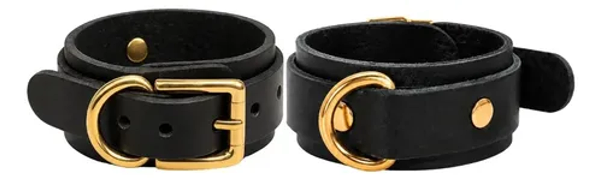 Pulseira de Couro com fivelas