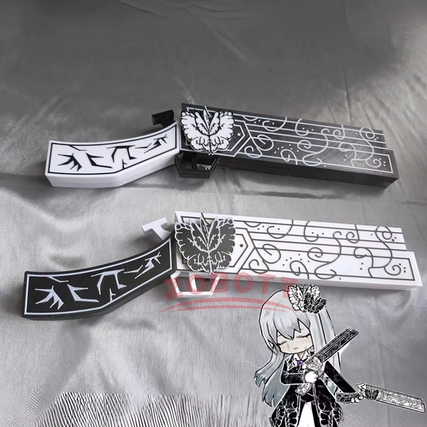 Anime Game Library Of Ruina Angela Cosplay Props Black White Butterfly Gun Men Women Halloween Party Roleplay Accessories - AliExpress 200000532