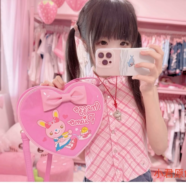 Japanese Lolita Jojifuku Y2k Accessories High-capacity Crossbody Bag Cute Core Cartoon Mp Aesthetic Women Shoulder Bag - AliExpress 1524