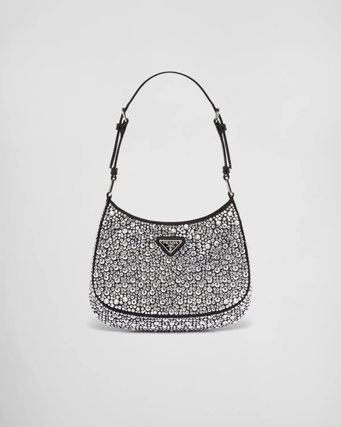 Prada Cleo satin bag with crystals