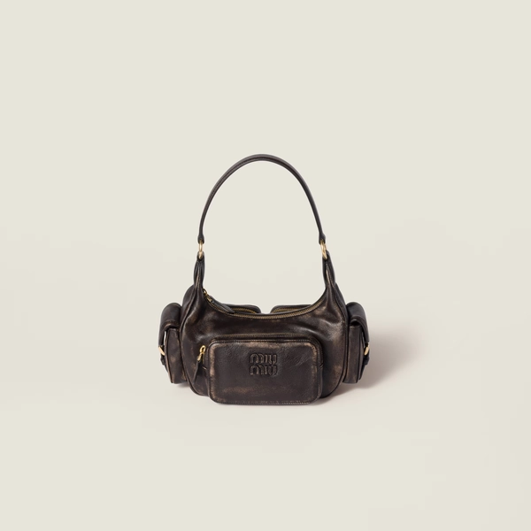 Pocket nappa leather bag
