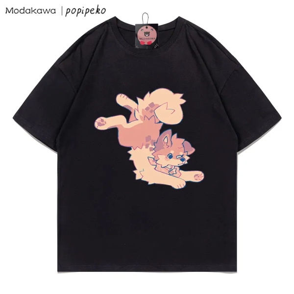 MODAKAWA X popipeko Puppy Print T-shirt