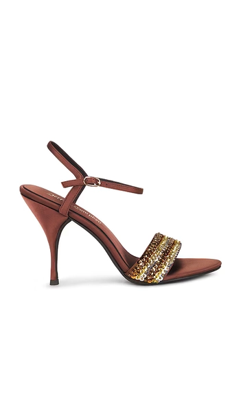 Jeffrey Campbell Saphi Sandal in Brown. - size 8