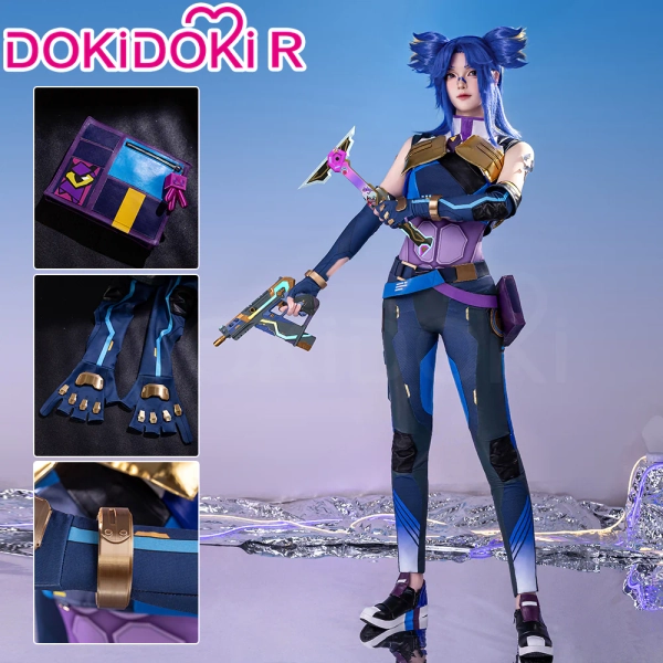 DokiDoki-R Game Valorant Cosplay Neon Costume - Costume Only-S-Order Processing Time Refer to Description Page