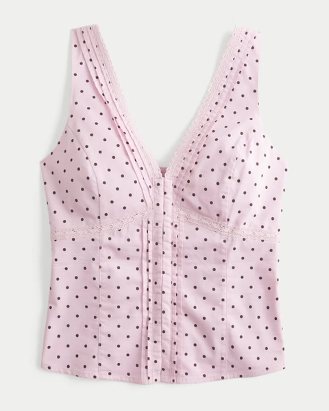 Lace Trim Tank