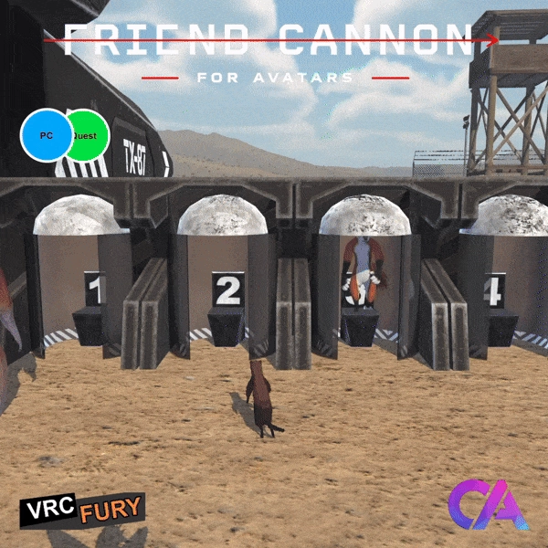 Friend Cannon for VRChat by criegassets on Jinxxy