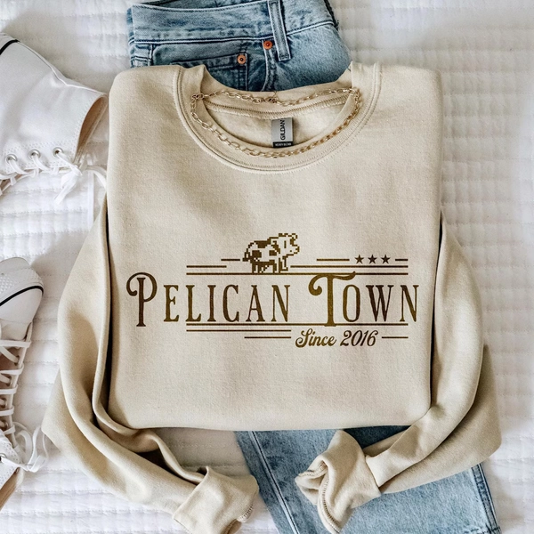 Stardew Valley Sweatshirt: Pelican Town Vintage Style Sweater - Etsy