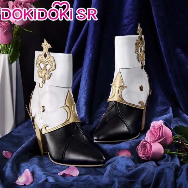 【 Ready For Ship】DokiDoki-SR Game Genshin Impact Cosplay Clorinde Fontaine Shoes - Shoes Only S (EU37)-Ready For Ship