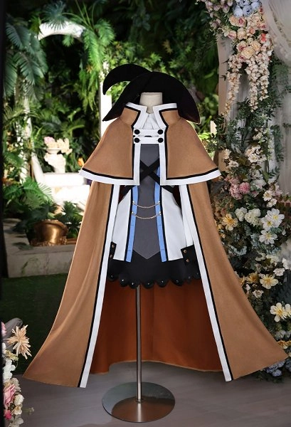 Upgraded Ver Jobless Reincarnation Mushoku Tensei Roxy Cosplay Costume Top and Skirt with Shawl and Cape