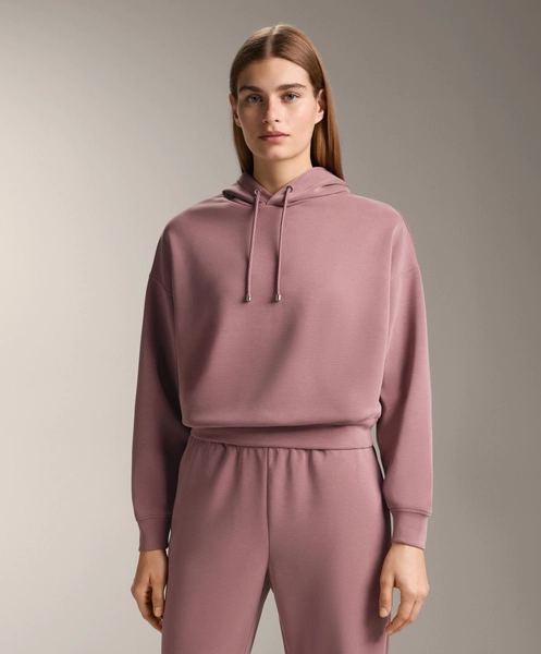 Sudadera boxy con capucha con modal brushed