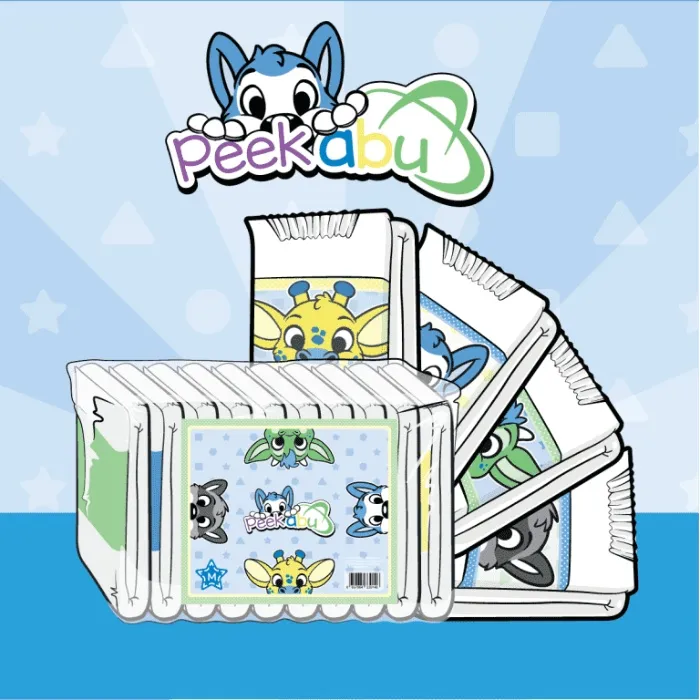 PeekABU | Pack - 10 Diapers / XLarge / No Scent