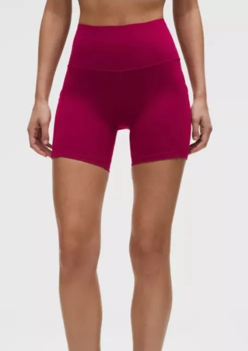 Wunder Train High-Rise Short with Pockets 6" - Black - 0