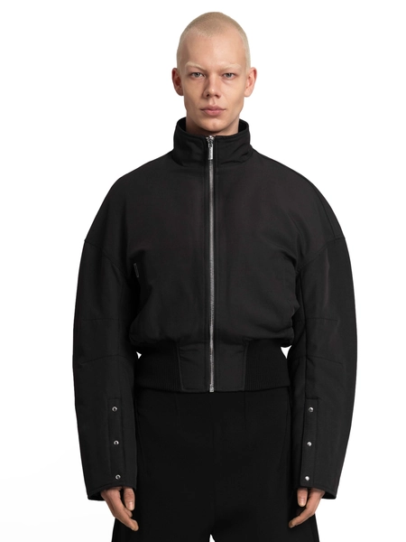 Carbon Reversible Bomber Jacket | BAD PORTIER