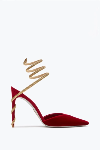 Rene Caovilla, red heels.