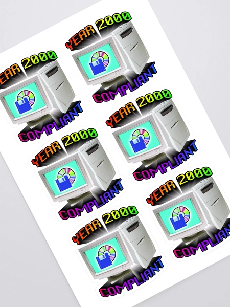 y2k compliant sticker sheet | $8