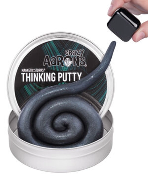 Magnetic Thinking Putty: Crazy Aaron Putty infused with magnetic properties