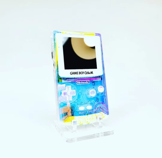 Pearl Aurora Iridescent Gameboy Color — 2.6" OLED Display | Custom Modded | Fully Refurbished Nintendo Console - Etsy.de