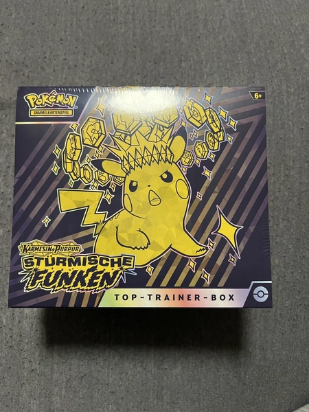 Pokémon Stürmische Funken Top Trainer Box TTB - Deutsch - NEU & OVP