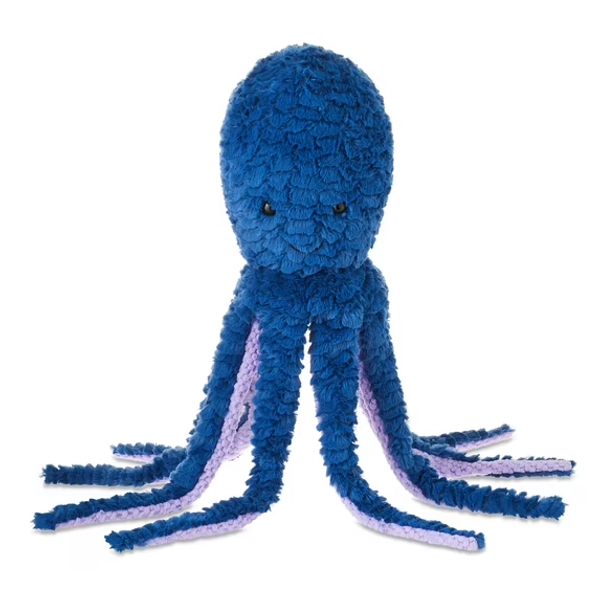 Large Octopus Plush, Blue, 28"