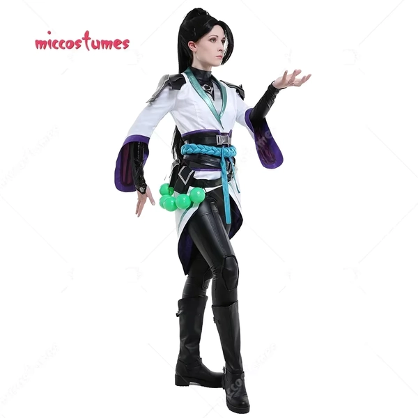 Mic kostüme Damen chinesisches Kreuzkragen-Outfit Cosplay-Kostüm Chinesisches Kreuzkragen-Outfit mit Korsett-und Taillen accessoires