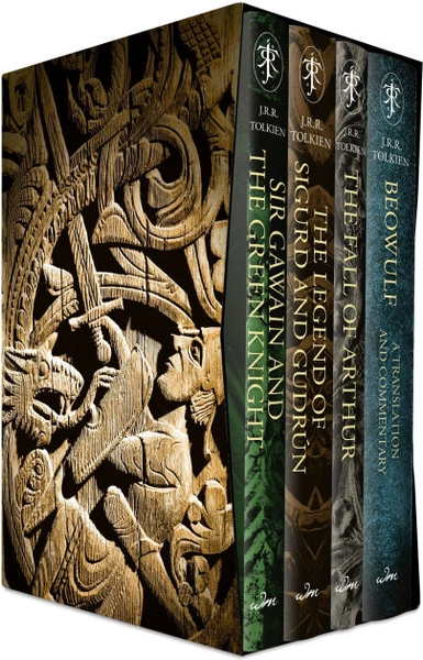 Tolkien Myths and Legends Box Set: Sir Gawain and the Green Knight, The Legend of Sigurd and GudrΓΊn, The Fall of Arthur, Beowulf|Other Format