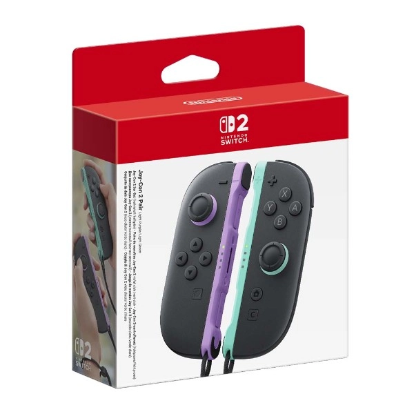 Nintendo Switch 2 - Joy-Con 2 Pair - Light Purple/Light Green Controller - Nintendo Switch 2 - EB Games Australia