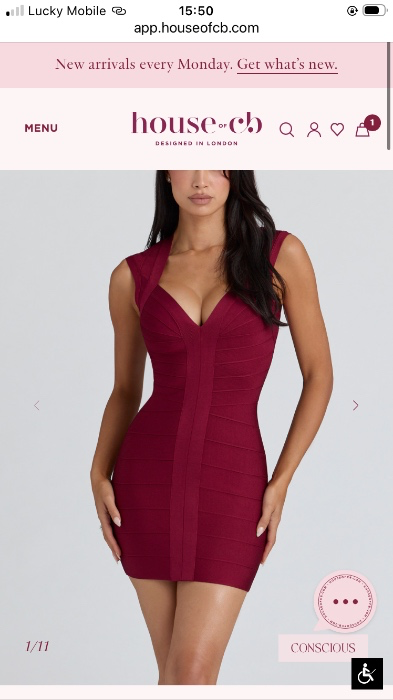 The Icon Wine Bandage Mini Dress - Limited Edition