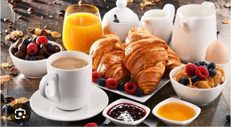 Coffee and breakfast 