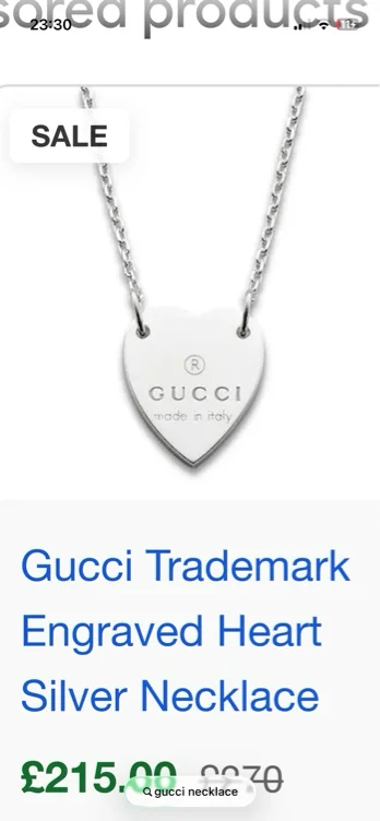 Gucci necklace 