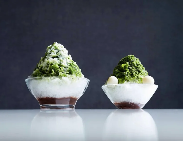Matcha Shaved Ice Cream