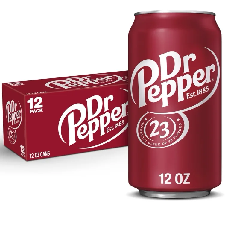 Dr. Pepper Soda 12 Pack