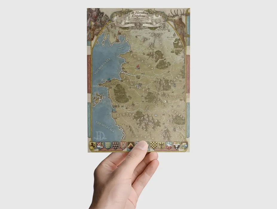 The Witcher The Northern Kingdoms Map