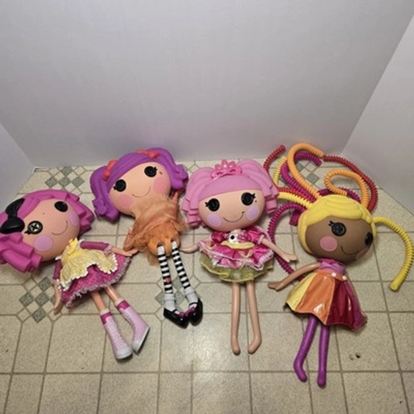 Lalaloopsy Lot Of 4 Full Size Sugar Cookie Princess Peanut Top Rainbow Dolls 12" | eBay