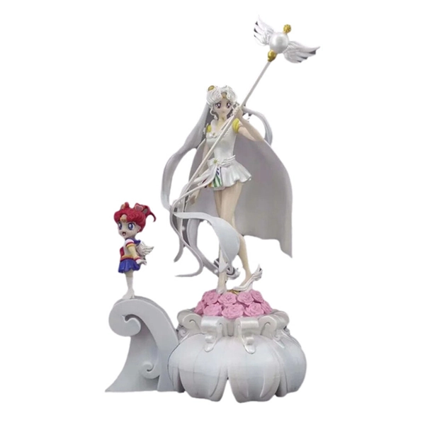 Anime Sailor Cosmos ChibiChibi Figure Collectible Model Doll Toy Boxed Gift 37cm