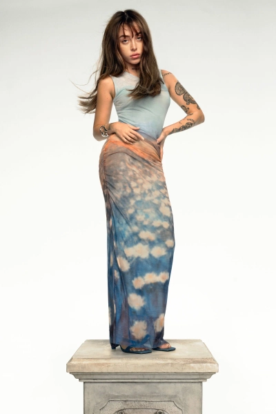 Draped Waterlily Dress multicolour Women's I Desigual.com