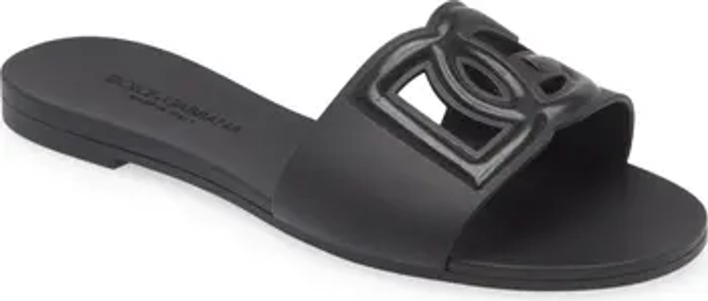 Bianca Interlock Slide Sandal (PINK)