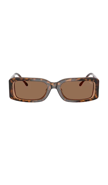 Diesel Rectangular Sunglasses in Bilayer Havana in Brown.