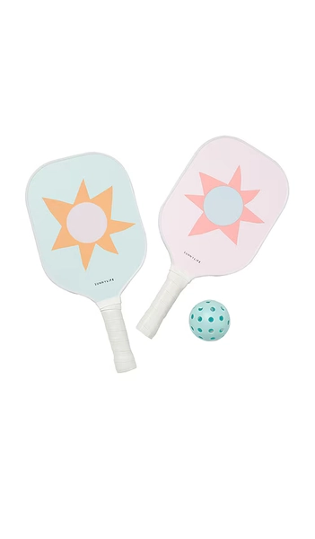 Sunnylife Pickleball Set in Baby Blue.