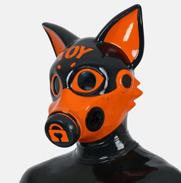 Silicone Gasmask Fox Hood – pupjoi