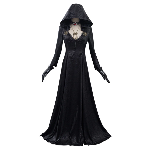 Resident Evil Village Vampire Lady Dress Outfit Lady Dimitrescu's Daughter Halloween Cosplay Costume