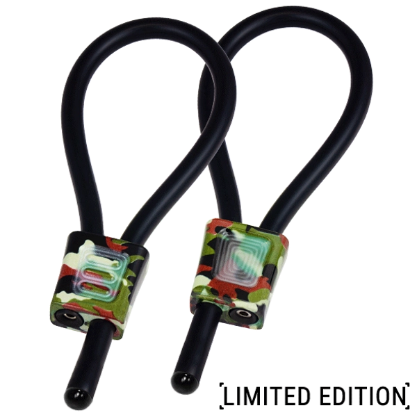 ELECTRASTIM - PRESTIGE ELECTRALOOPS ADJUSTABLE COCK RINGS CAMOUFLAGE