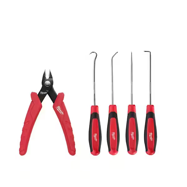Milwaukee Mini Pliers and 4-Piece Pick Set